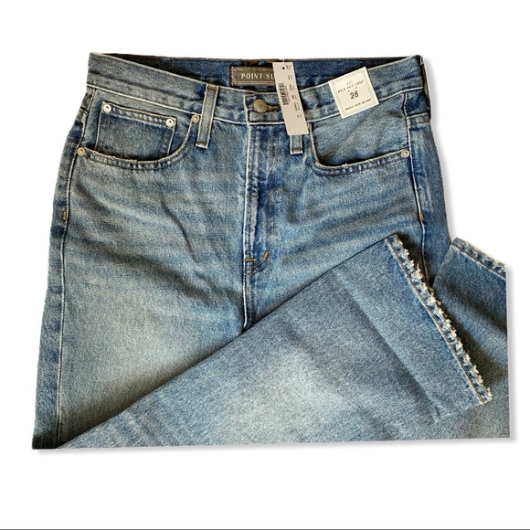 J. Crew Rigid Kickout Crop Jean-Sailor Blu… - Picture 3 of 9